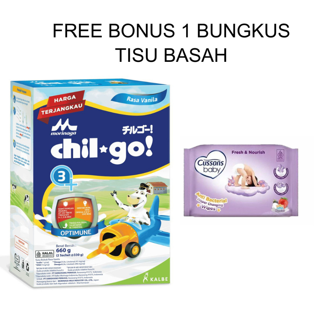 

CHILGO 3+ Susu Bubuk Vanila 660g – Nutrisi Tepat untuk Anak Cerdas dan Aktif Usia 3 Tahun ke Atas