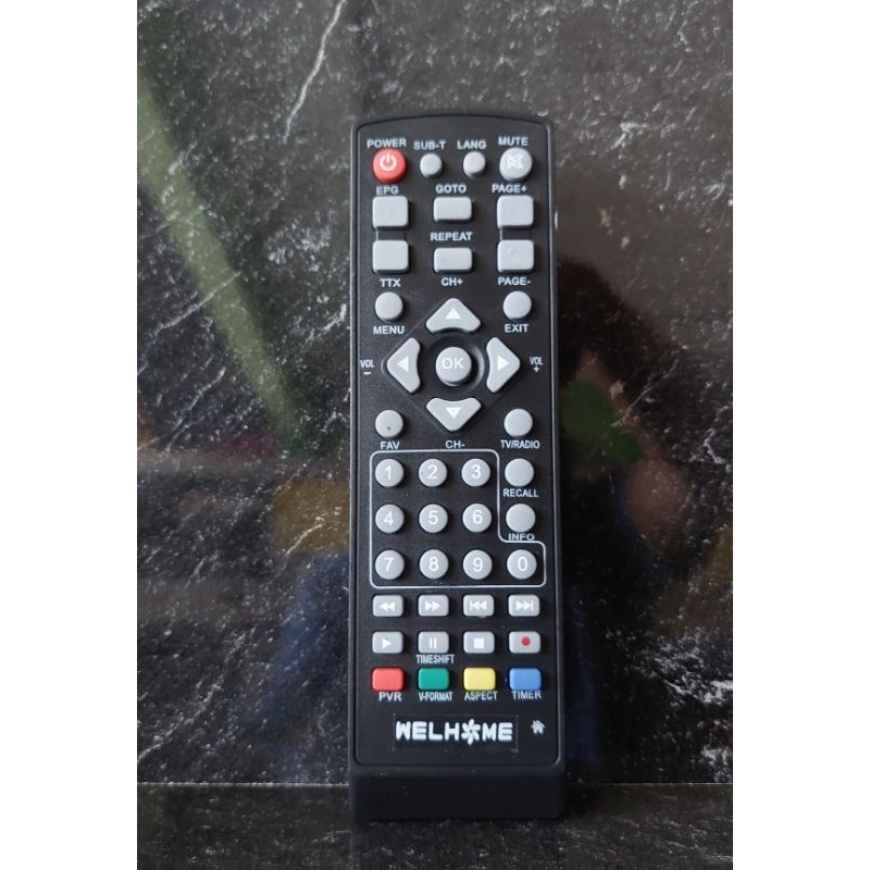 Remote remot Stb STB DVB T2 Set Top Box Welhome