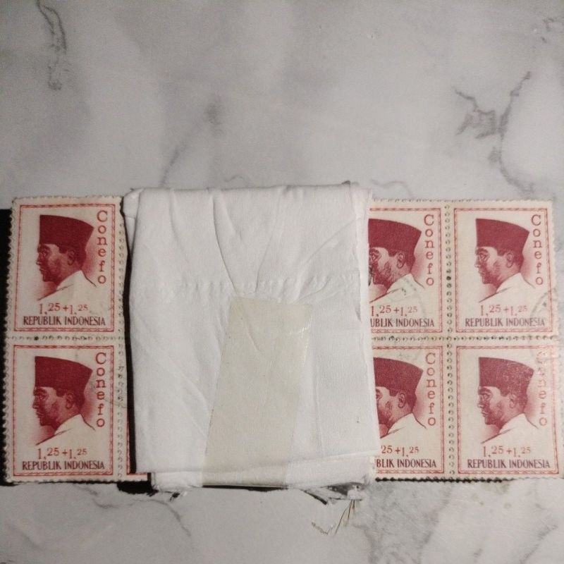 

Perangko Bung Karno 1,25+1,25 Conefo 1.000 Lembar