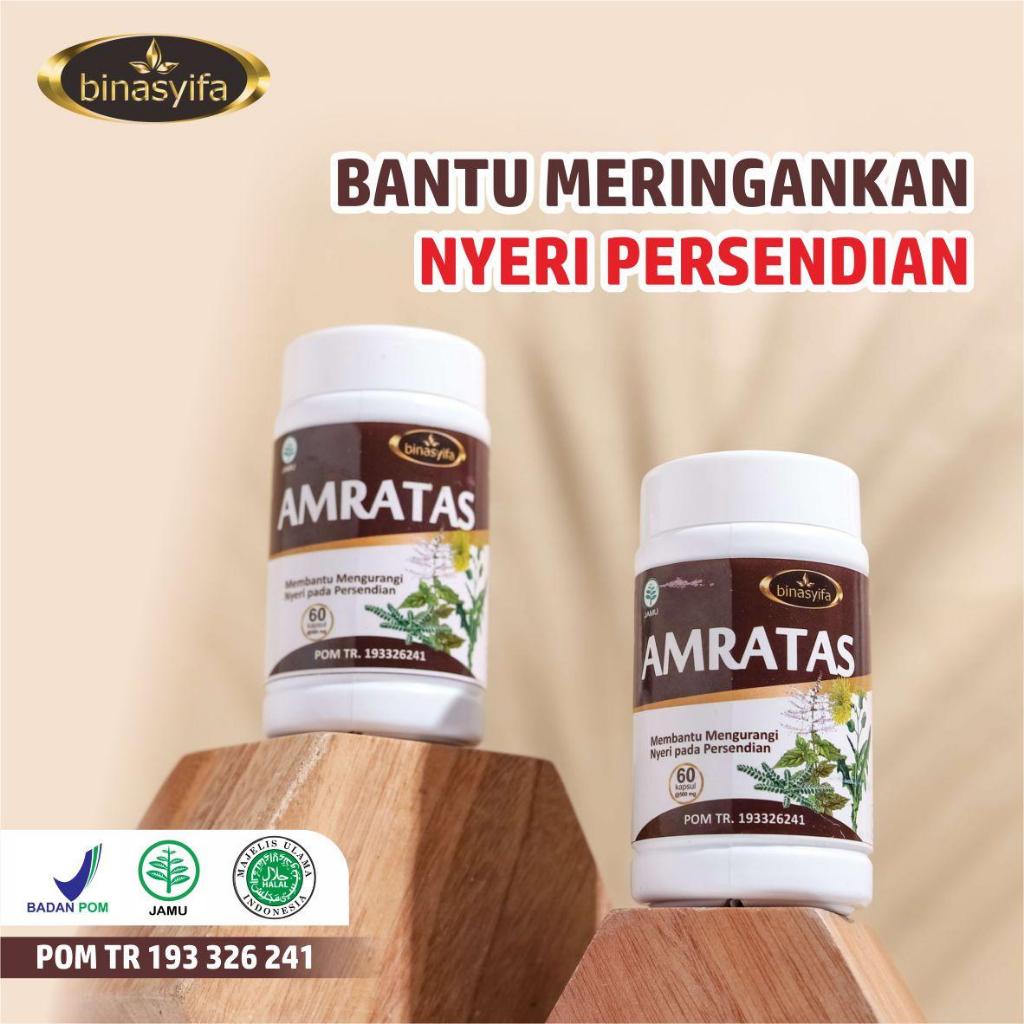 AMRATAS Obat Herbal Asam Urat Nyeri Sendi Lutut