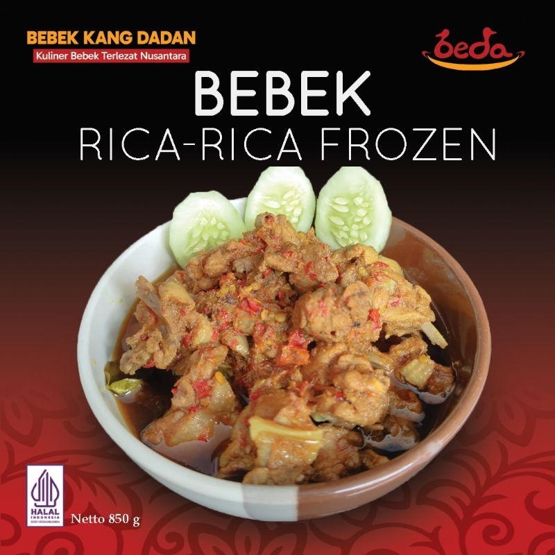 

Bebek Rica-Rica 800 g | Bebek Instan Siap Saji | Bebek Frozen Kang Dadan