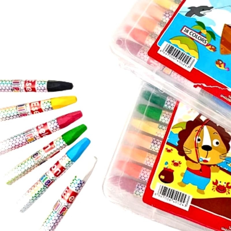 

Eselon Crayon 18 warna/ Krayon Mewarnai