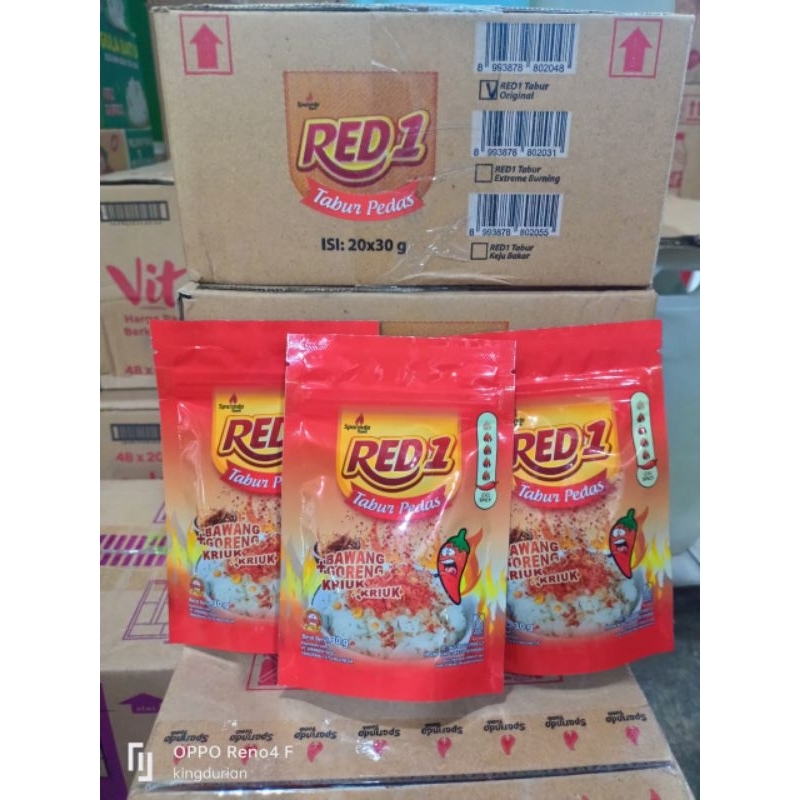 

Red 1 Tabur Pedas 30 gram