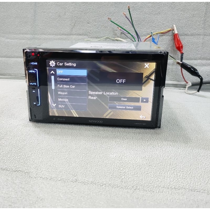 headunit dobeldin Kenwood DDX417BT bekas sperti baru