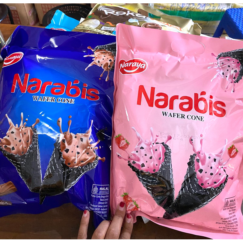 

Narabis wafer cone 1 bag isi 220g