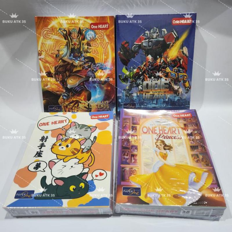 

Buku Tulis ONE HEART MURAH isi 38 lembar