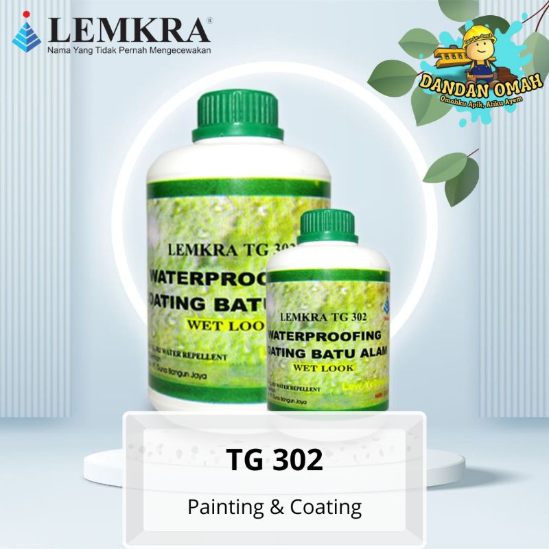 LEMKRA TG 302 / Pelapis Dinding & Batu Alam / Kemasan 1Ltr
