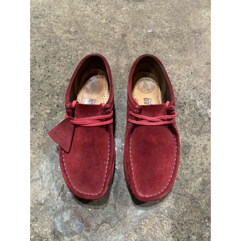 Clarks Wallabee Maroon