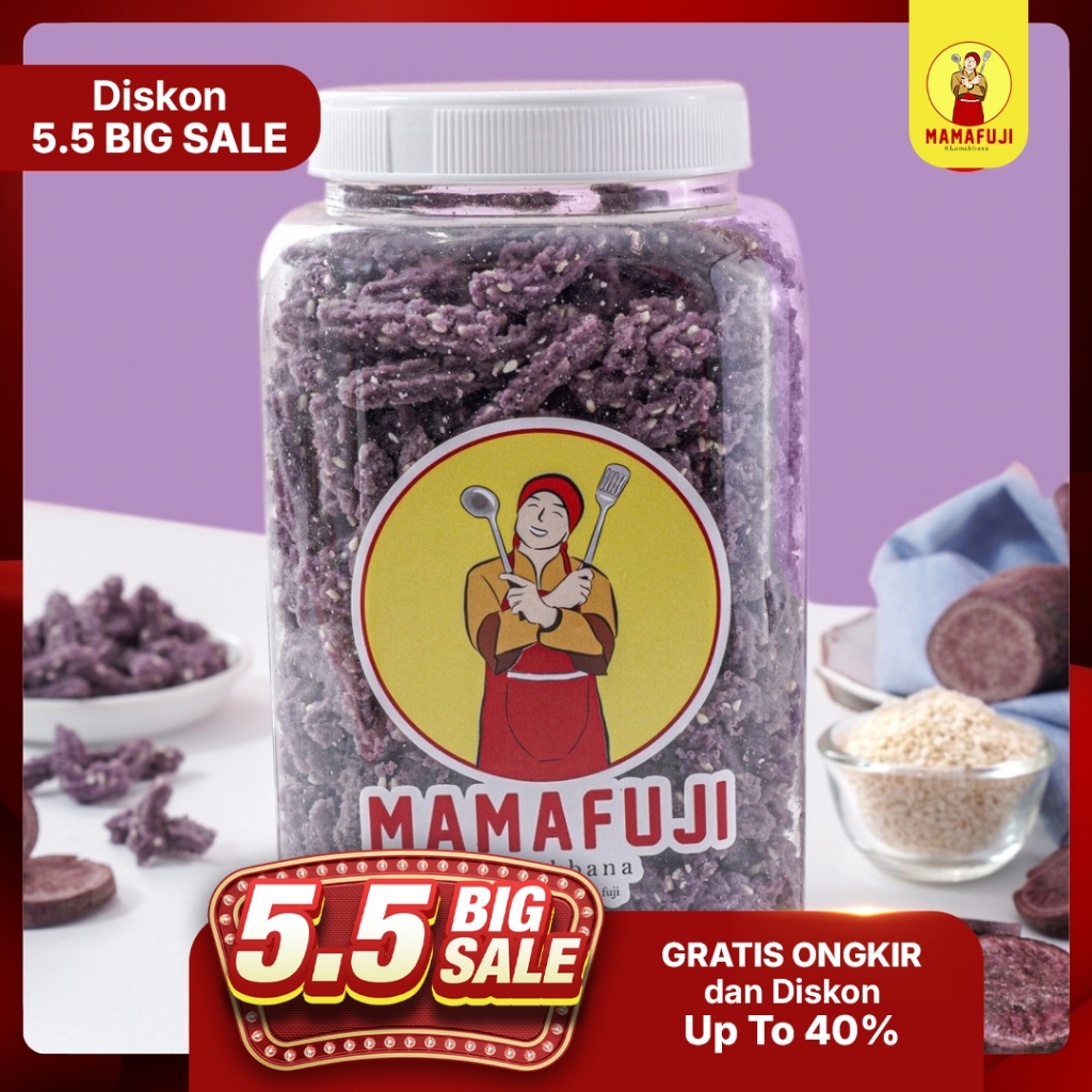 

Mamafuji - Kue Akar Rasa Ubi Ungu (Taro) 850gr