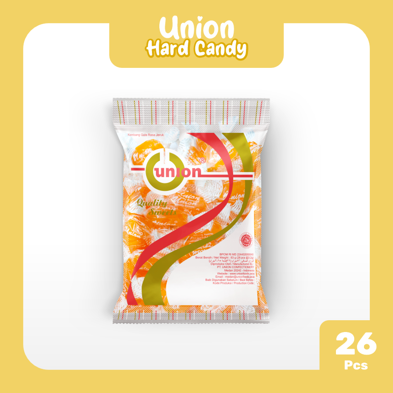 Permen Union Jeruk 80 gram - Union Orange Candy