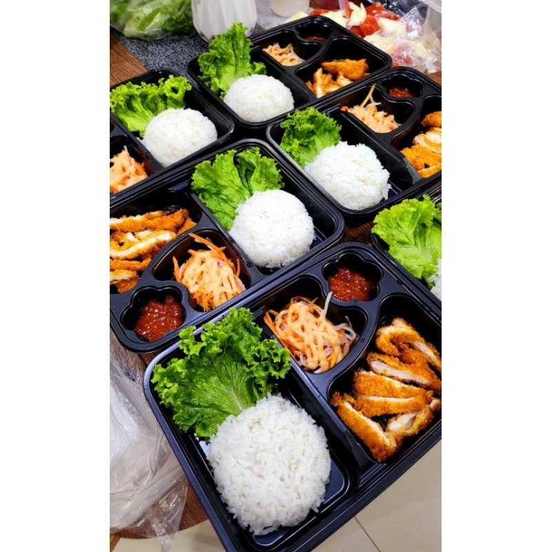 

Nasi Bento katsu