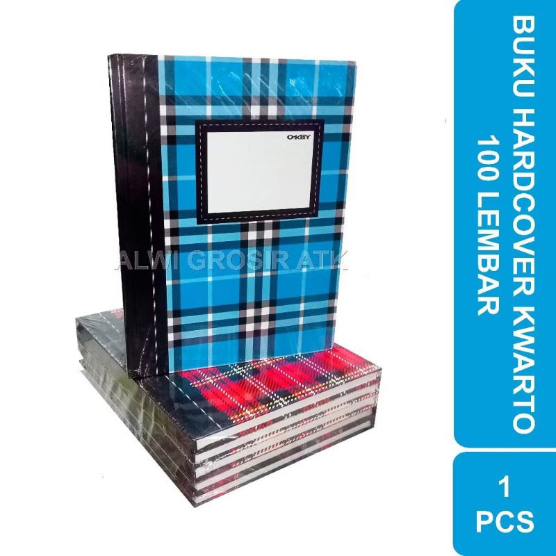 

Buku Tulis okey 100 Lembar Kwarto Hard Cover