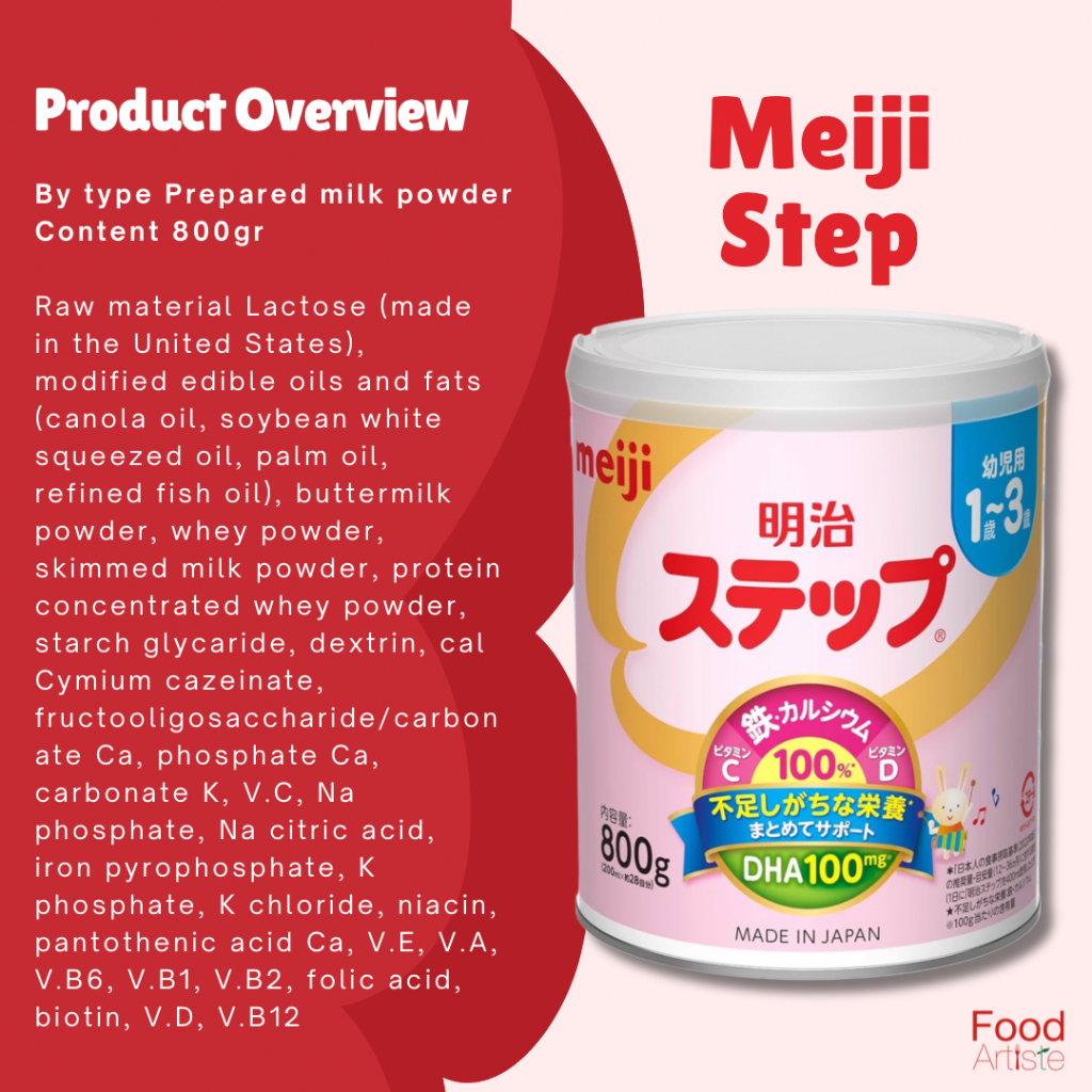 MEIJI Step Susu Formula Jepang
