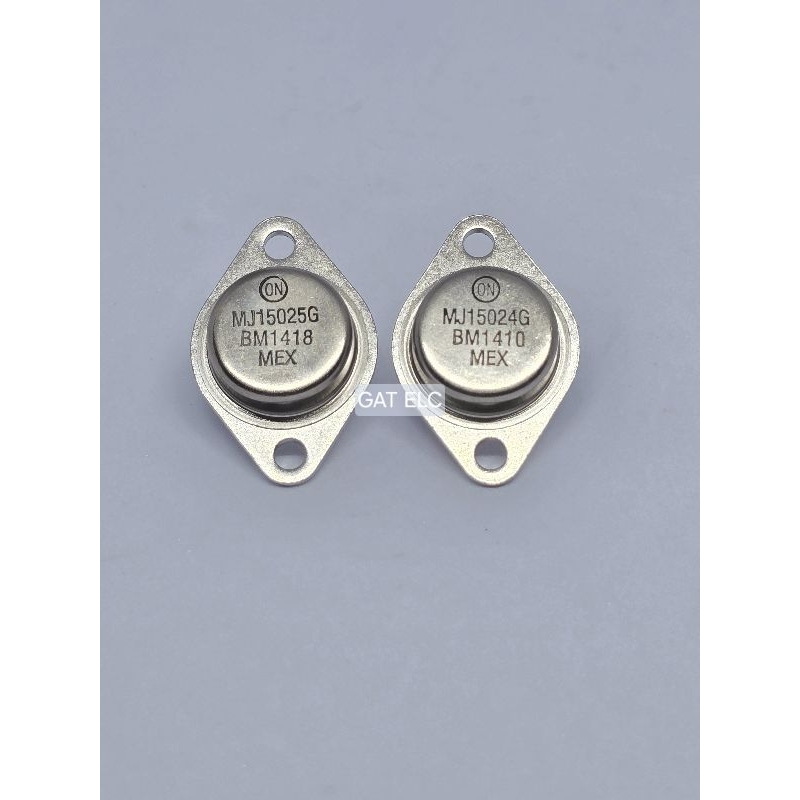 1SET TRANSISTOR JENGKOL MJ15024G MJ15025G MEX
