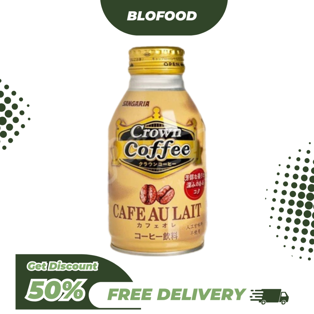 

BF.ID Sangaria Crown Coffee Au Lait Drink [260 ml] [Kopi Susu]