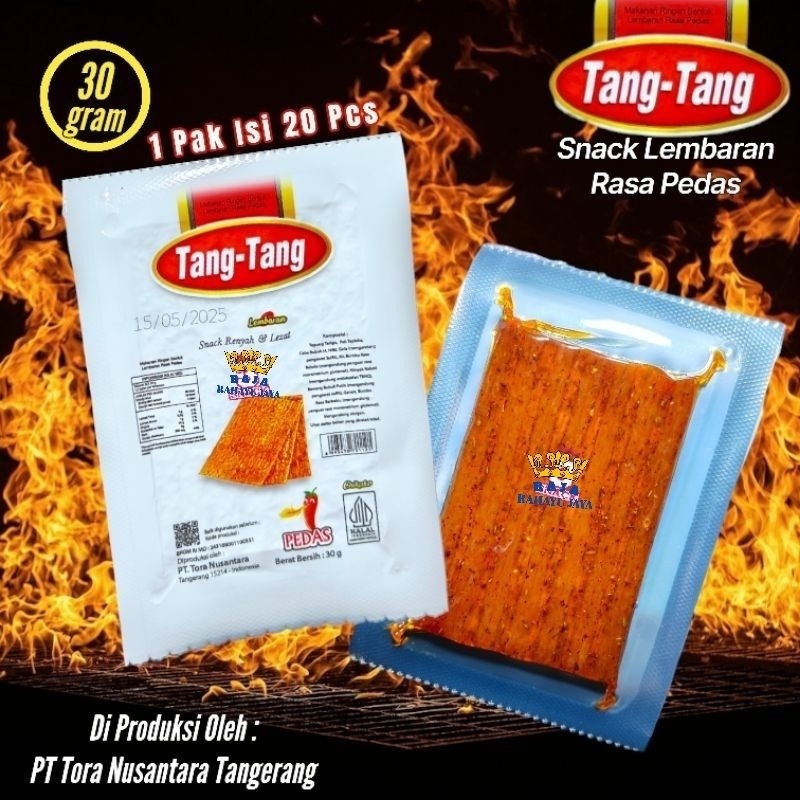 

RB22 1 Pack Tang Tang Snack Lembar Pedas 20 Pcs