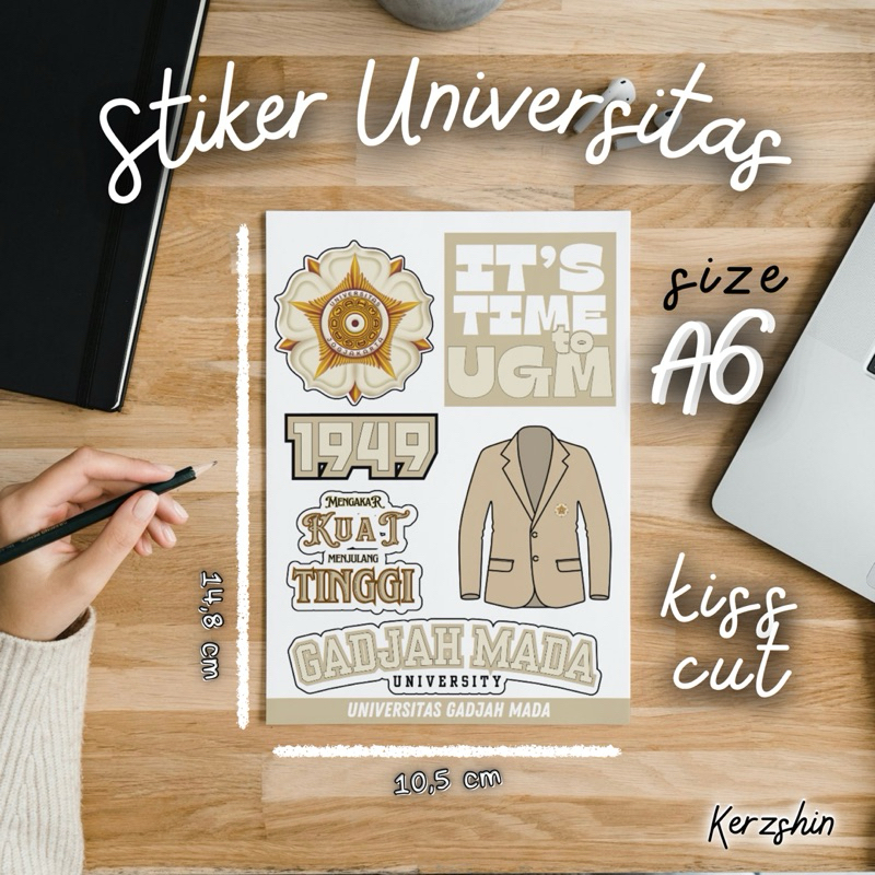 Stiker Universitas Gadjah Mada - UGM