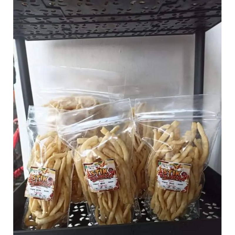 

Stik Kalingga varian rasa original, keju balado, Baberque, bawang seledri kemasan pouch ISi 100gram