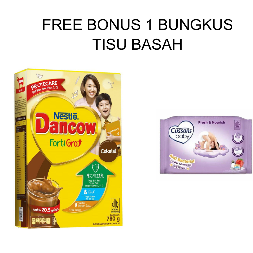 

DANCOW FortiGro Cokelat 780g – Susu Bubuk Bergizi untuk Dukung Prestasi Anak Sekolah
