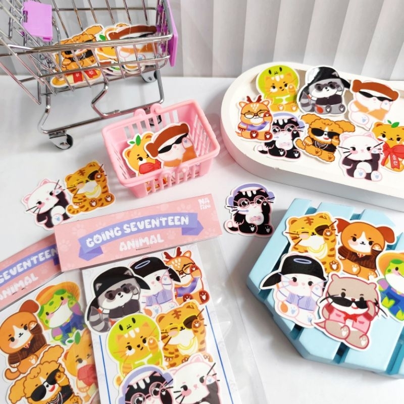 

(READY) Sticker Pack Going Seventeen Animal | Stiker GOSE