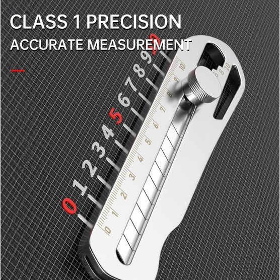 

[OL] Alat Pemotong Kertas Cuter Tahan Karat / Pisau Cutter 9IN1 Stainless Steel Dengan Pengukur Pembuka Botol Baut Skrup Multifungsi