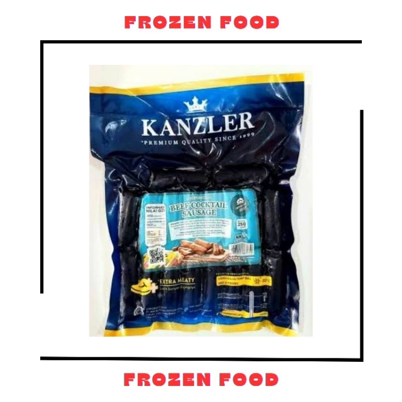 

Kanzler Sosis Beef Coctail 250gr
