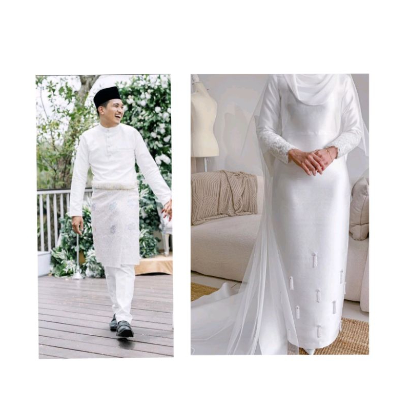 sepasang baju kurung sepasang baju Melayu sepasang baju akad Malaysia baju kurung malaysia baju kuru