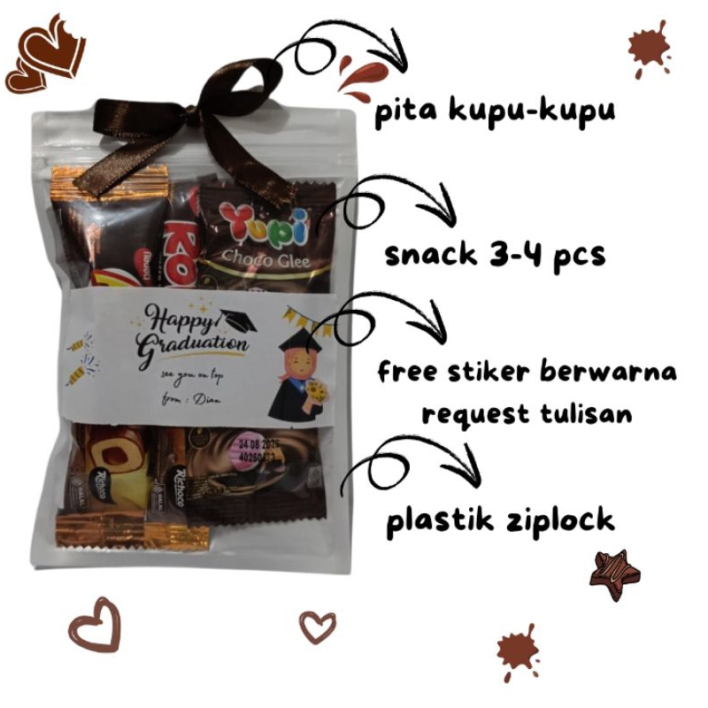 

[ Tanpa Min Order / Bisa Instan / Gratis Bubble Wrap] Mini Gift Snack / Mini Hampers