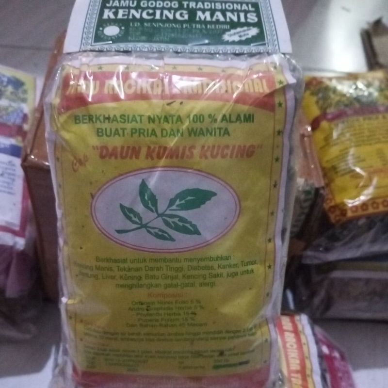 

jamu rempah tradisional kumis kucing 1bks 200g
