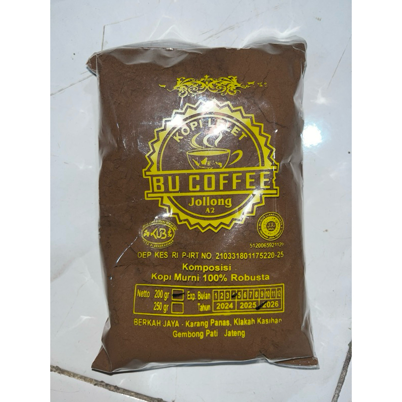 

Kopi LELET Hitam khas jollong