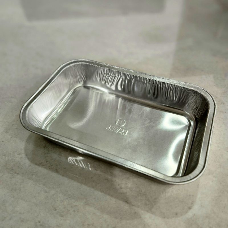 Aluminium Foil Tray 380/23 - 350ml - Loyang Lasagna Dimsum Mentai