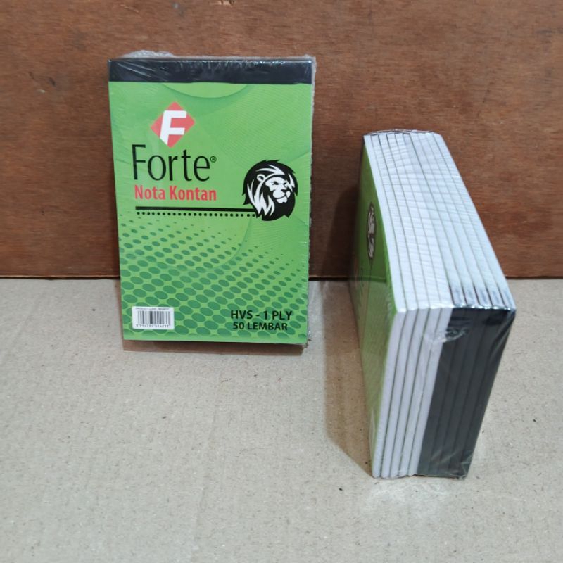

1 Pak Buku Nota Kontan 1 Ply isi 10 Pcs FORTE