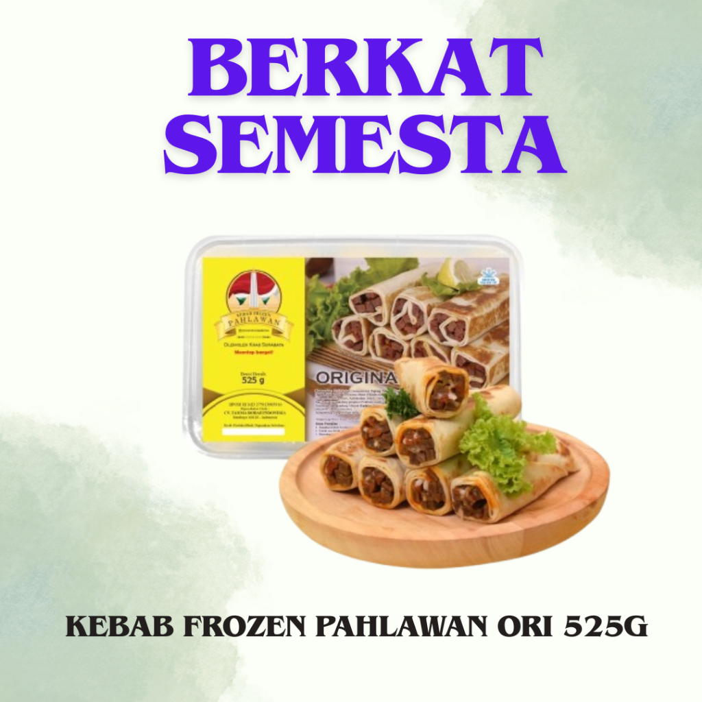 

KEBAB FROZEN PAHLAWAN ORI 525G