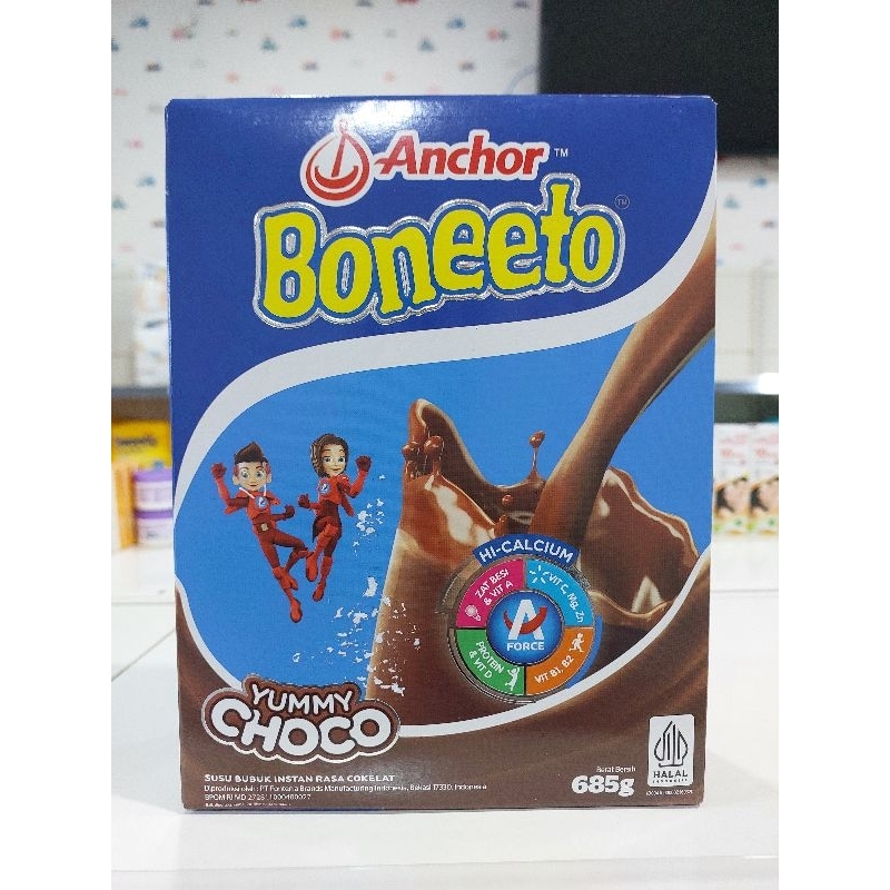 

Boneeto Yummy Choco 685g – Susu Bubuk Tinggi Kalsium untuk Anak Usia 5–12 Tahun