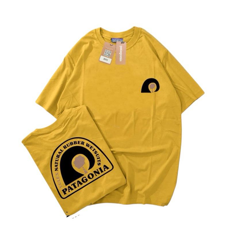 kaos tshirt distro pata yellow full tag and label 1:1
