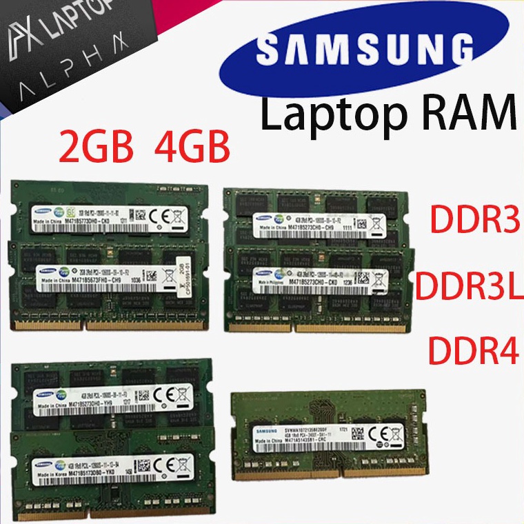 55LANGSUNG KIRIM RAM LAPTOP SAMSUNG DDR3 DDR3L DDR4 4GB 8GB 12816MHz ORIGINAL RAM SODIMM 15v 135v 12