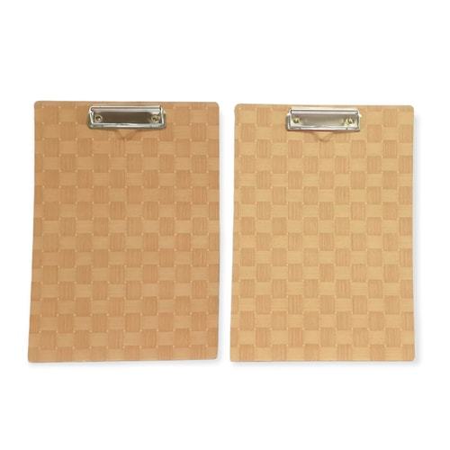 Papan Ujian Kayu PREMIUM / Clip Board papan Jalan / Papan Dada / Papan alas Tulis kayu Kotak kotak