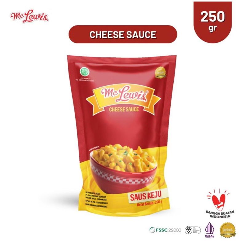 

Mc Lewis Saus Keju 250gr
