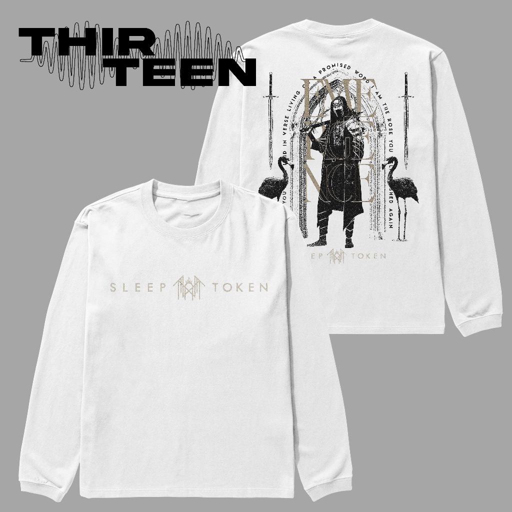 Longsleeve Sleep Token Emergence - Kaos Panjang BAnd Sleep Token - Kaos Panjang Cotton 24s