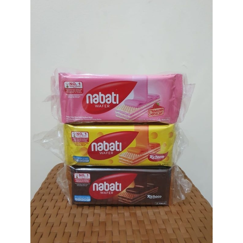 

Nabati Wafer 1 Pack isi 10 pcs X 15 gram