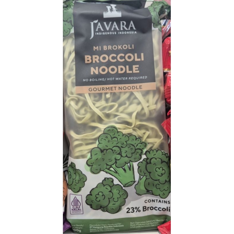 

Mie Brokoli JAVARA Broccoli Noodle 200g - HK, FMGC (Can Use Vegan / Dapat Untuk Vegetarian).