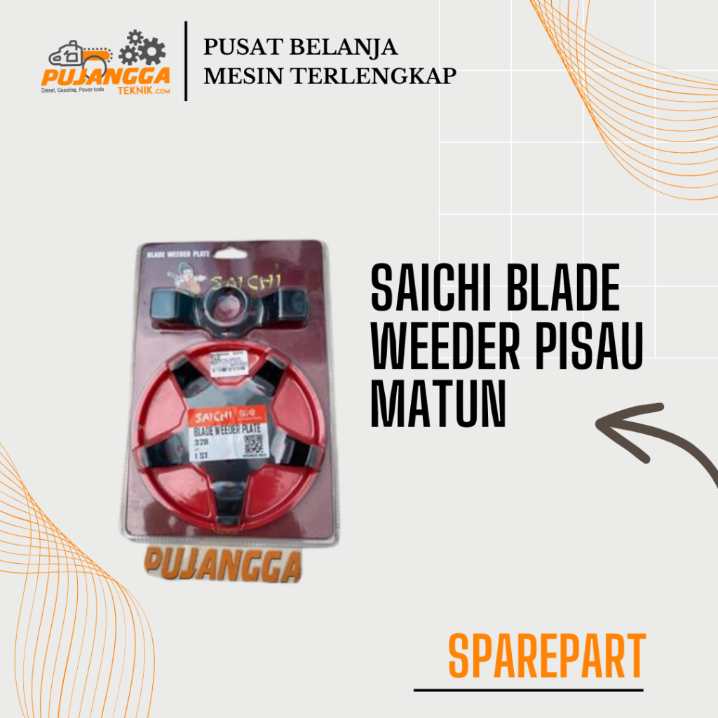 SAICHI Blade Weeder Pisau matun potong padi plate mesin potong rumput