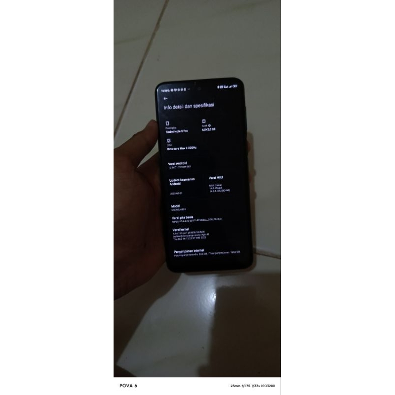Redmi note 9 pro 6/128