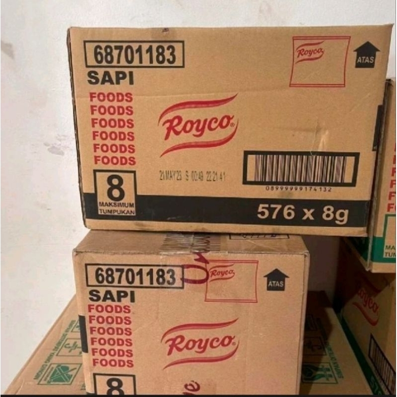 

royko sapi 1 dus isi 576 saset
