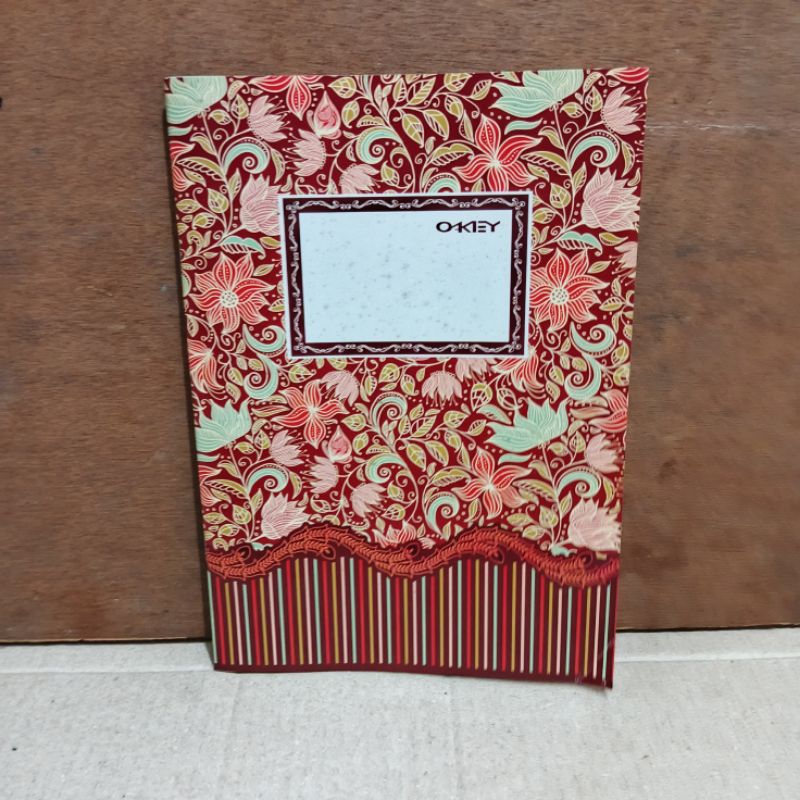 

2 Pcs Buku Tulis 40 Lembar Cover Batik Ukuran Boxy