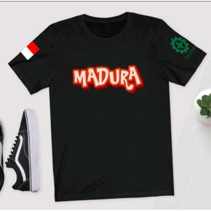 KAOS MADURA TULISAN SIMPLE//KAOS KOTA MADURA//KAOS DAERAH
