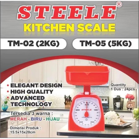 TIMBANGAN KUE ANALOG 2KG/5KG Timbangan adonan kue timbangan dapur timbangan jarum