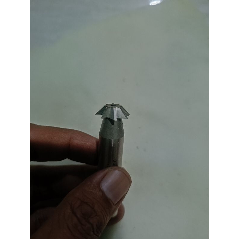 dovetail endmill / ekor burung / champer endmill 16mm x 45° guhring jerman