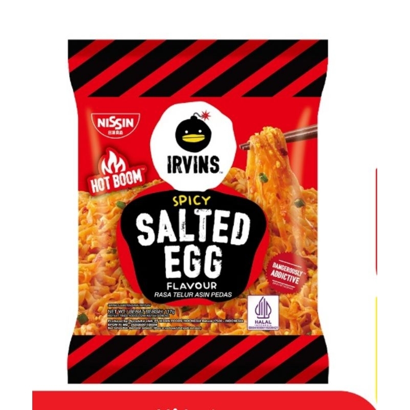 

Nissin Irvins Mi Instan Rasa Telur Asin Pedas 117 g
