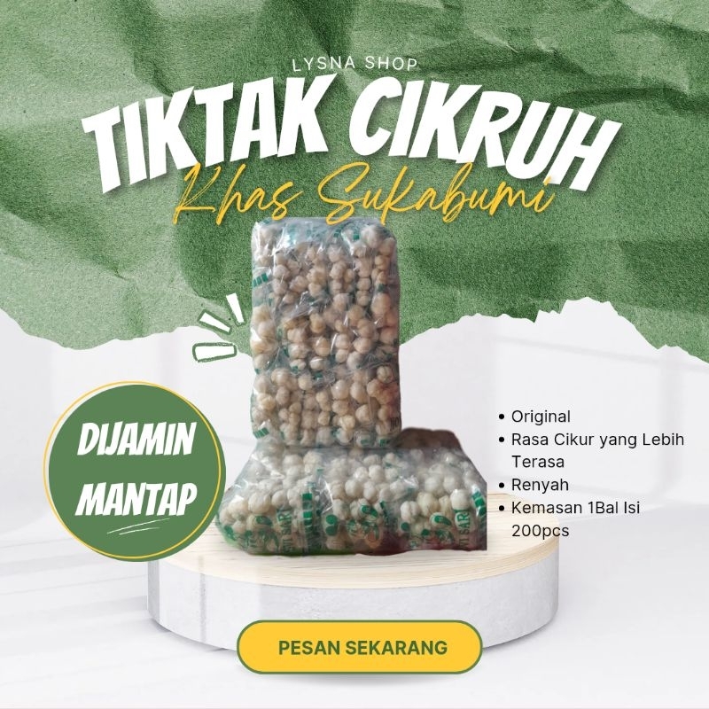 

Tiktak Cikruh/pilus kencur/sukro unyil isi 200pcs